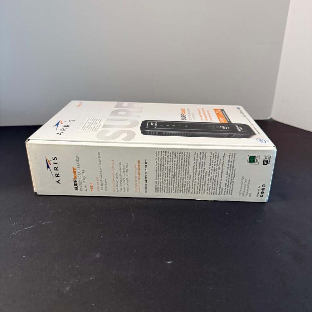 Arris SURFboard SBG10 DOCSIS 3.0 Cable Modem & Wi-Fi Router - Picture 3 of 4